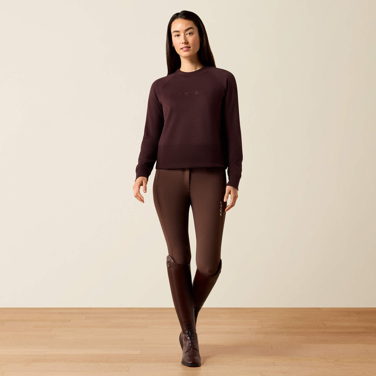 Ariat Women's Martine Sweatshirt - Chocolate Plum