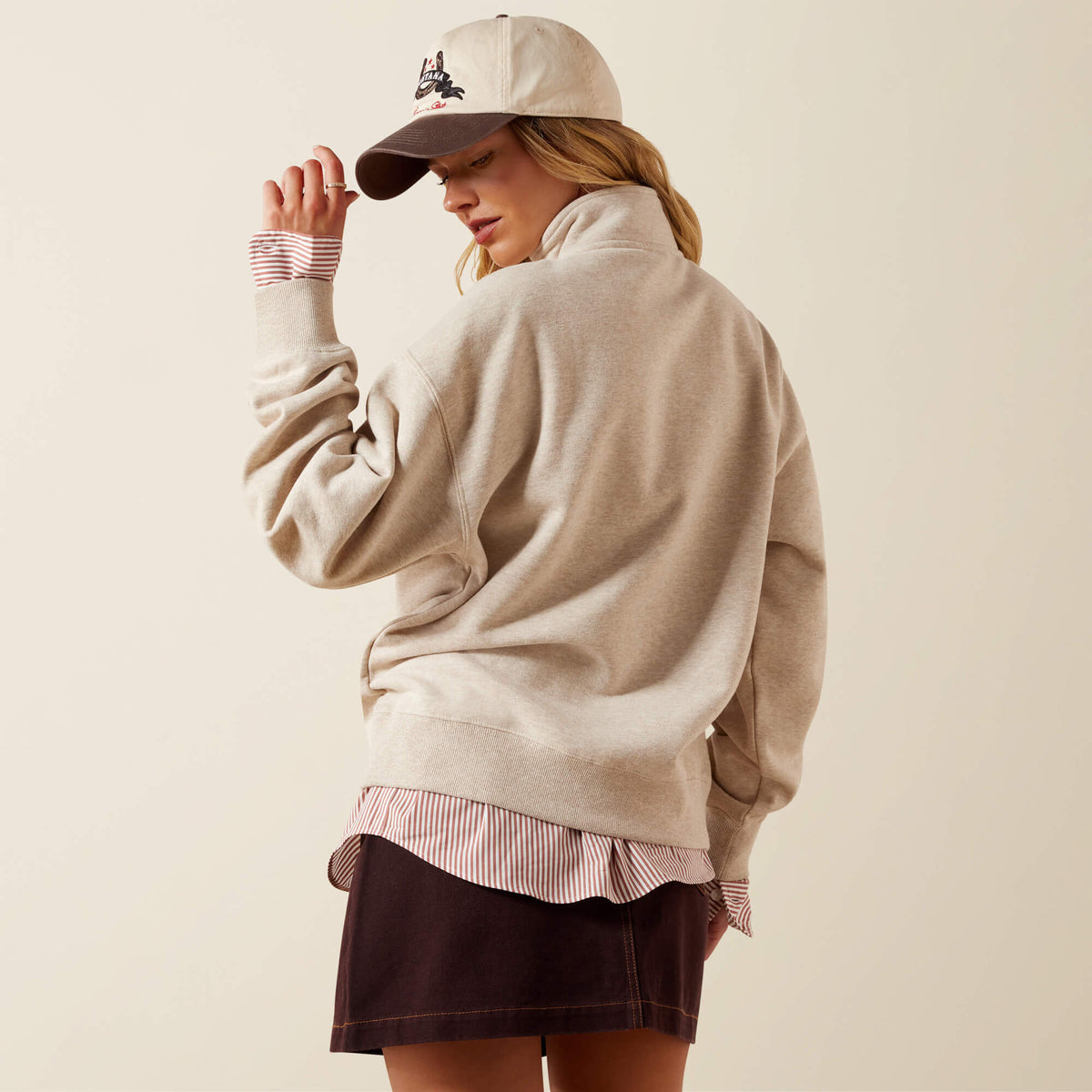 Ariat Women's Running Wild 1/2 Zip Sweatshirt