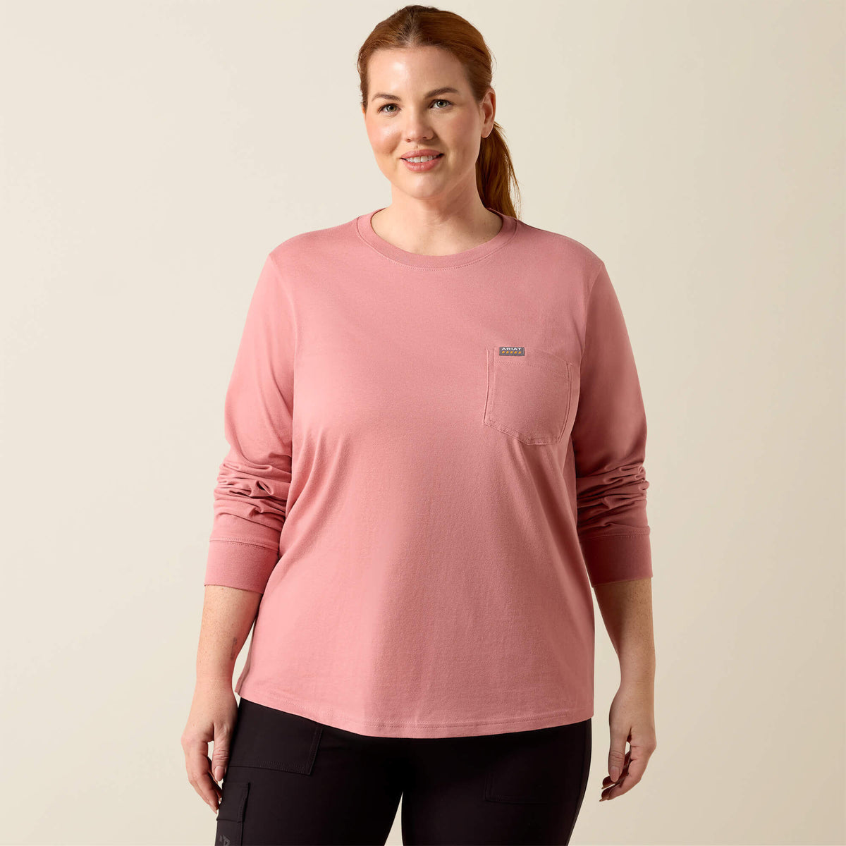 Ariat Women's Rebar Cotton Strong Flying Eagle Long Sleeve T-Shirt