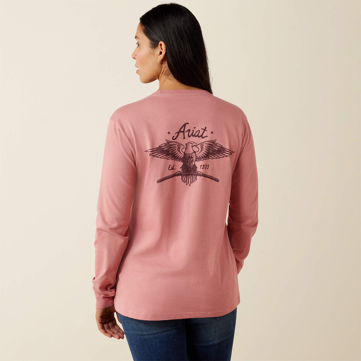 Ariat Women's Rebar Cotton Strong Flying Eagle Long Sleeve T-Shirt