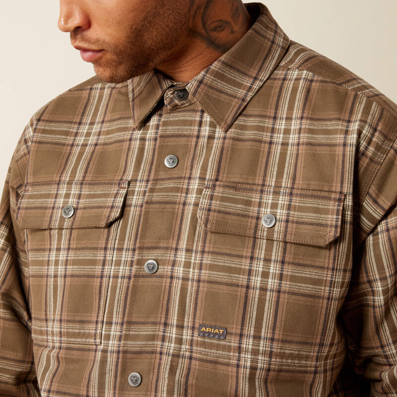 Ariat Men's Rebar Flannel Insulated Shirt Jacket
