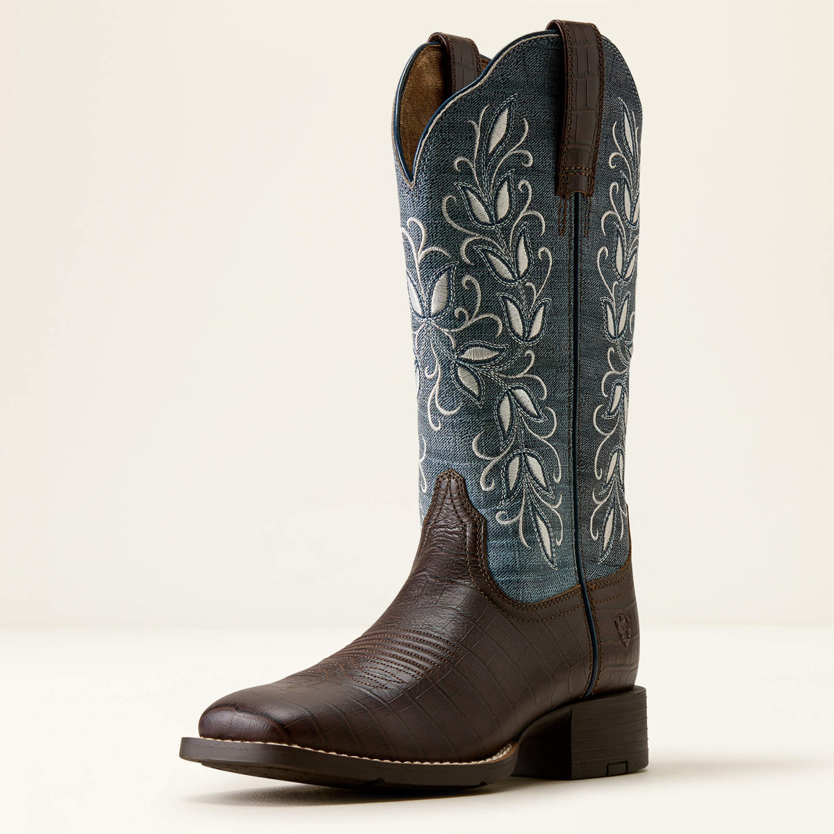 Ariat Women's Round Up Holly Wide Square Toe Western Boot