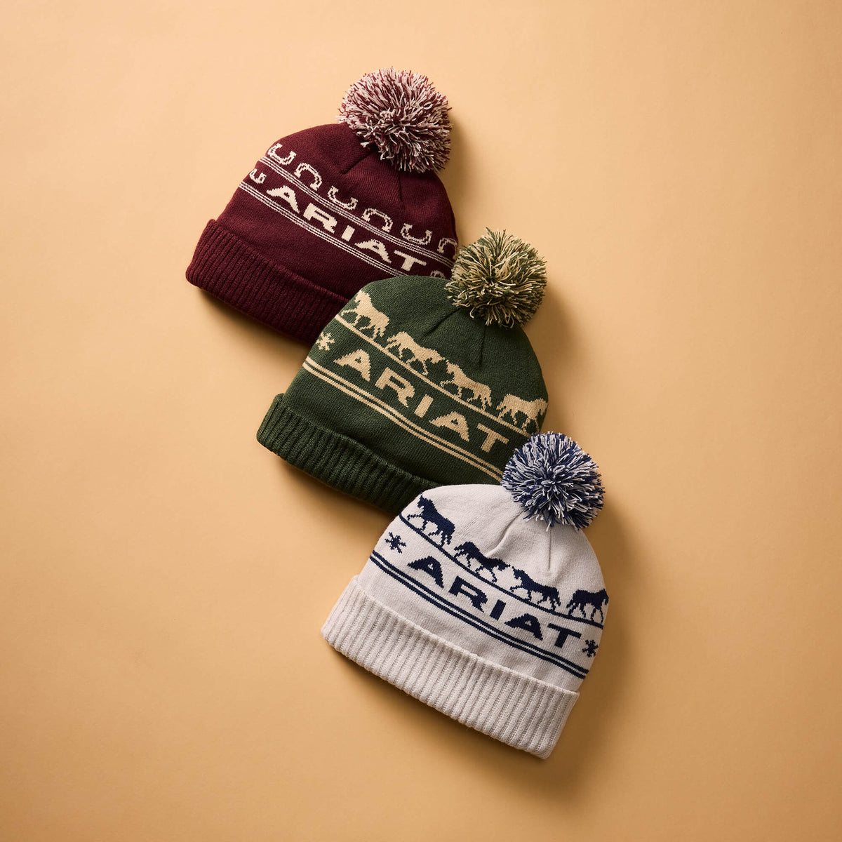 Ariat Women's Apres Ski Beanie - Burgundy