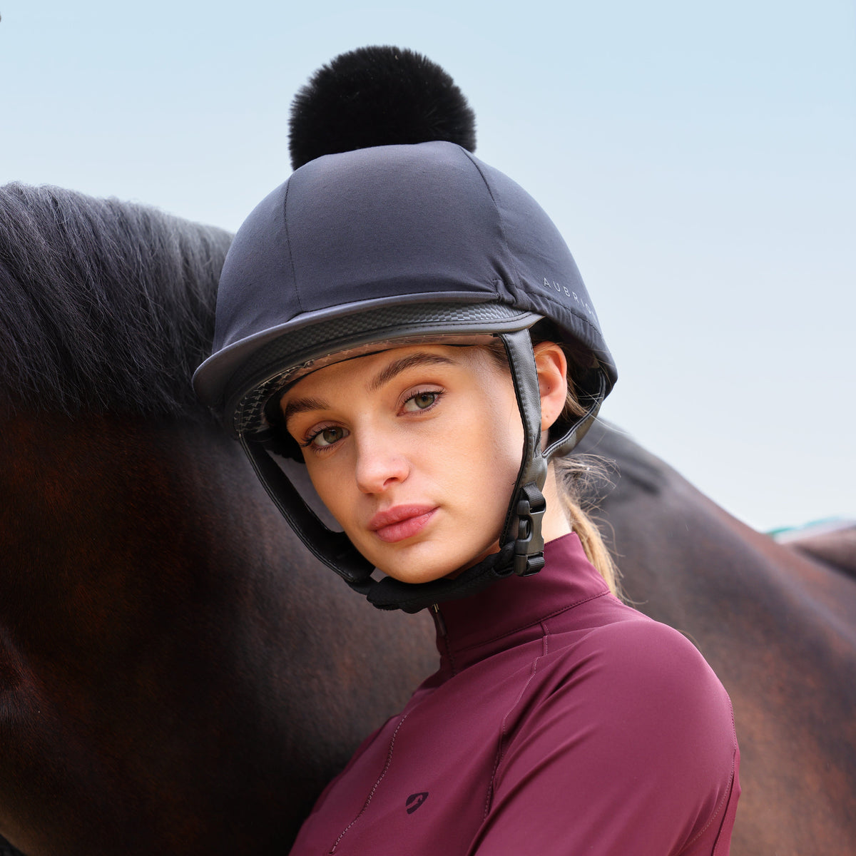 Shires Karben Graphite Luxe Jockey Skull