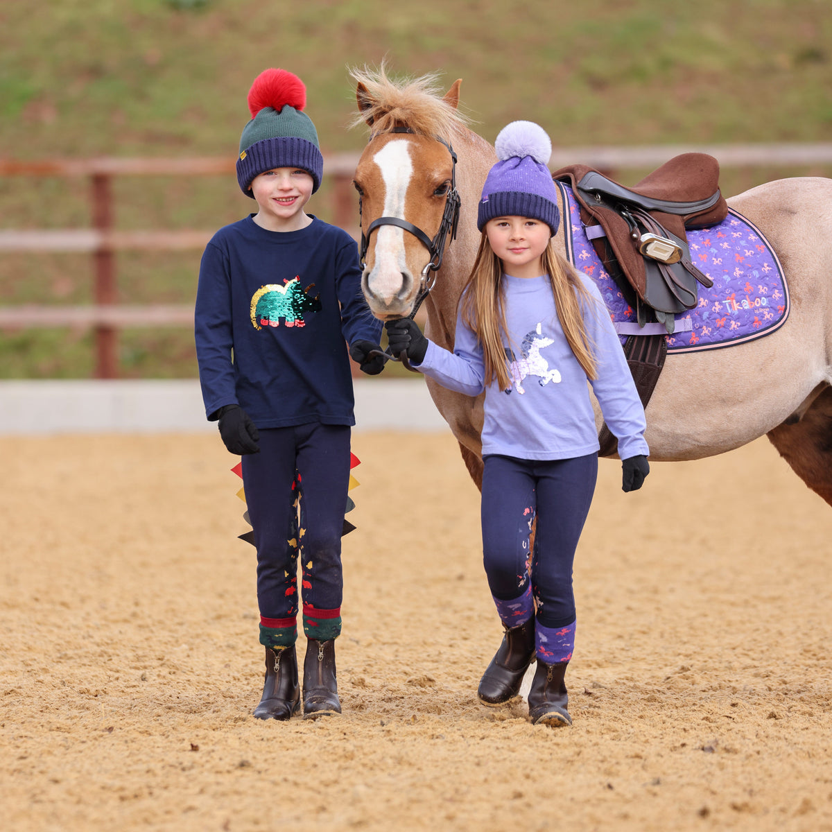 Bonnet à pompon pour enfants Shires Tikaboo
