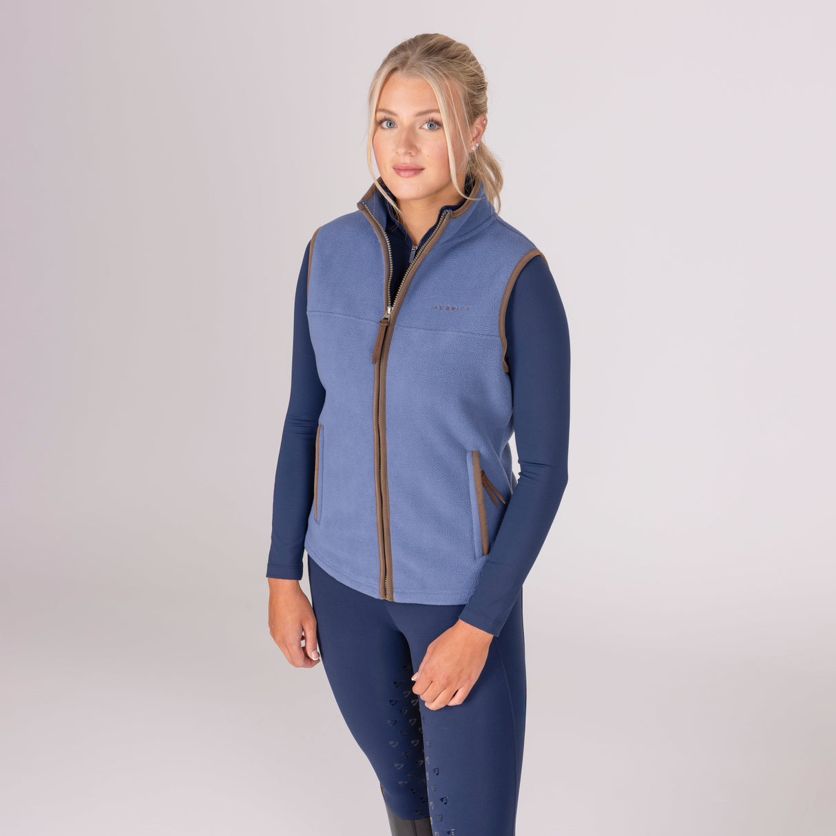 Shires Aubrion Core Ladies Fleece Gilet #colour_blue