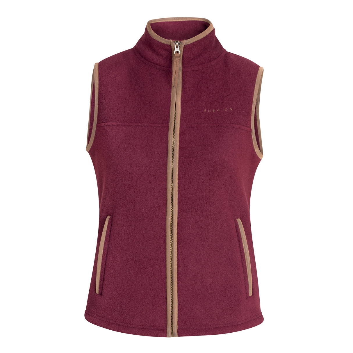 Shires Aubrion Core Men's Fleece Gilet #colour_maroon