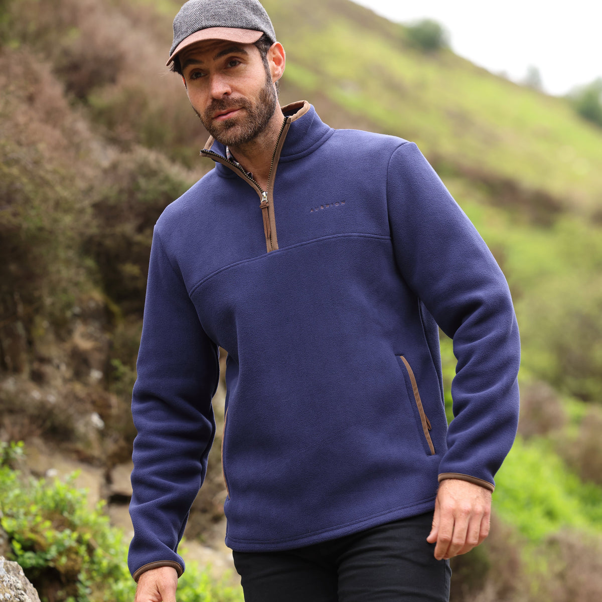Shires Aubrion Core Men's Half Zip Fleece