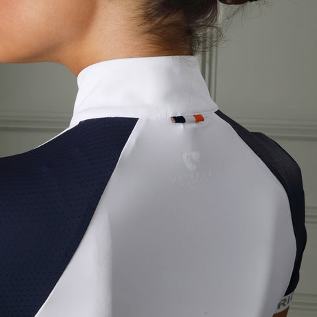 Shires Aubrion Newbel Young Rider Show Shirt #colour_navy