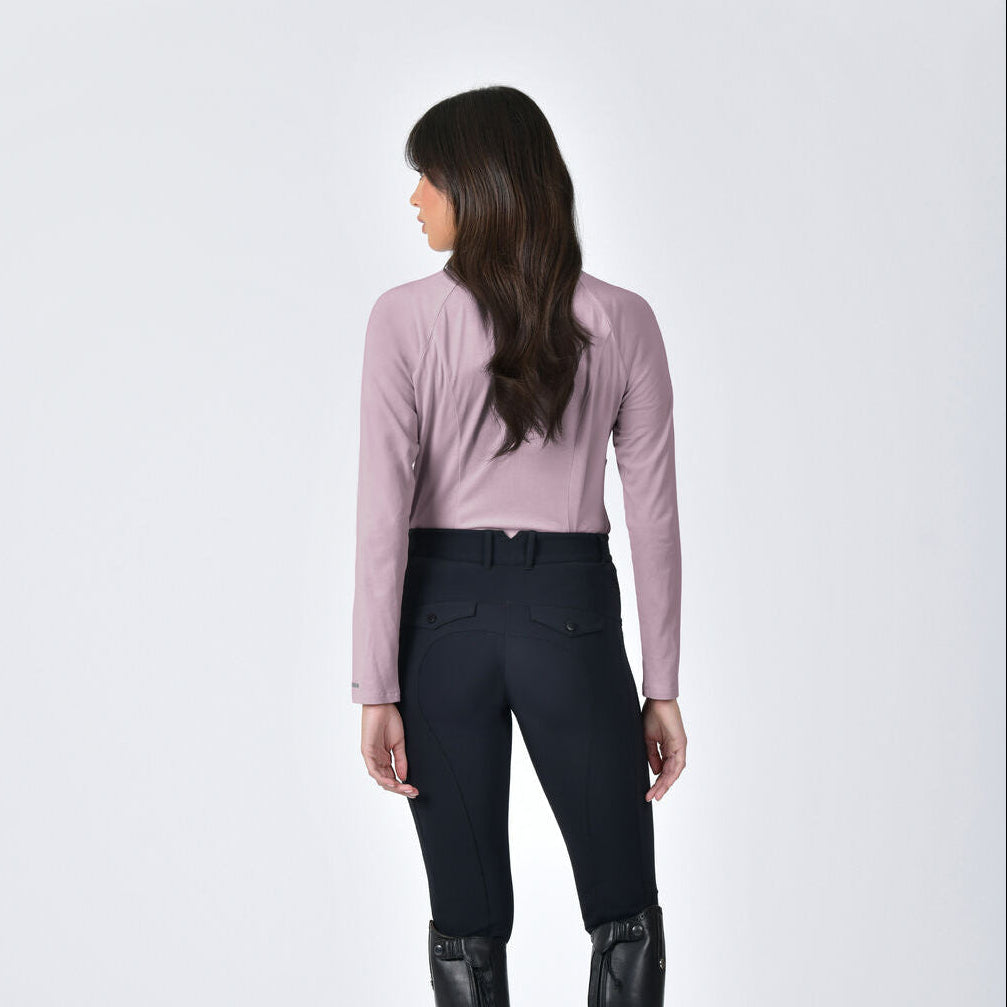 Weatherbeeta Ladies Bamboo Long Sleeve Performance Base Layer #colour_burnished-lilac