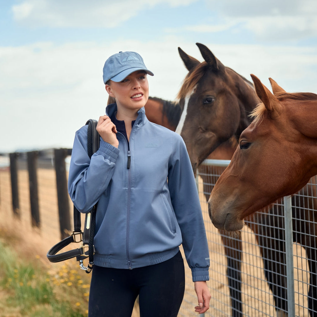 Weatherbeeta Ladies Waterproof Team Jacket #colour_slate-blue