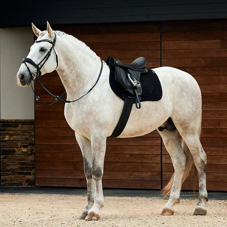 Weatherbeeta Suede Elite Air-Tec All Purpose Saddle Pad #colour_black