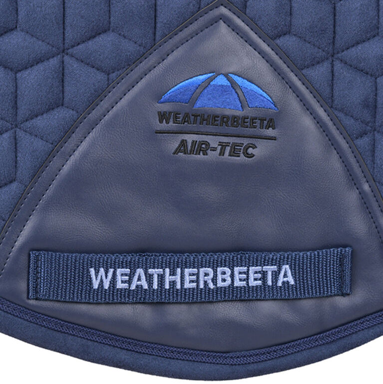 Weatherbeeta Suede Elite Air-Tec All Purpose Saddle Pad #colour_navy