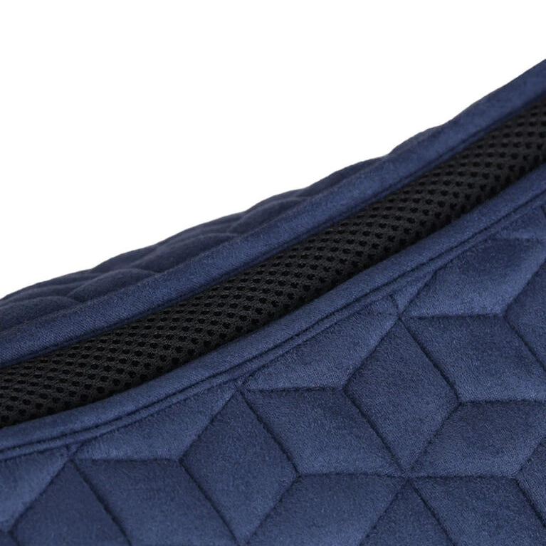 Weatherbeeta Suede Elite Air-Tec All Purpose Saddle Pad #colour_navy