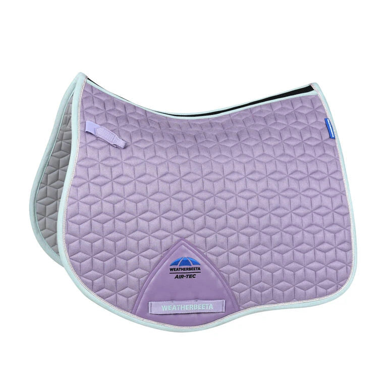 Weatherbeeta Suede Elite Air-Tec All Purpose Saddle Pad #colour_soft-lilac