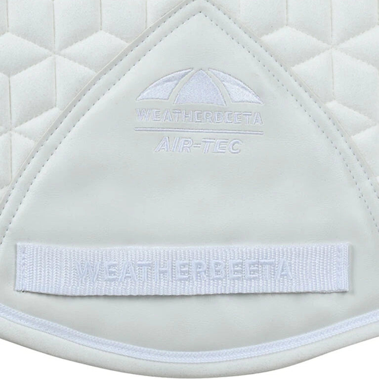 Weatherbeeta Suede Elite Air-Tec All Purpose Saddle Pad #colour_white