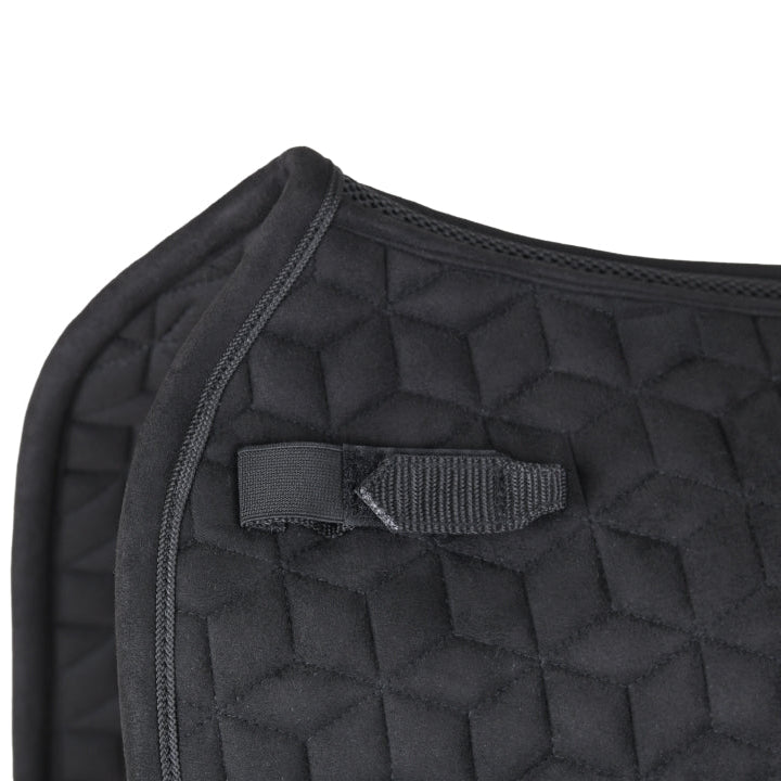 Weatherbeeta Suede Elite Air-Tec Dressage Saddle Pad #colour_black
