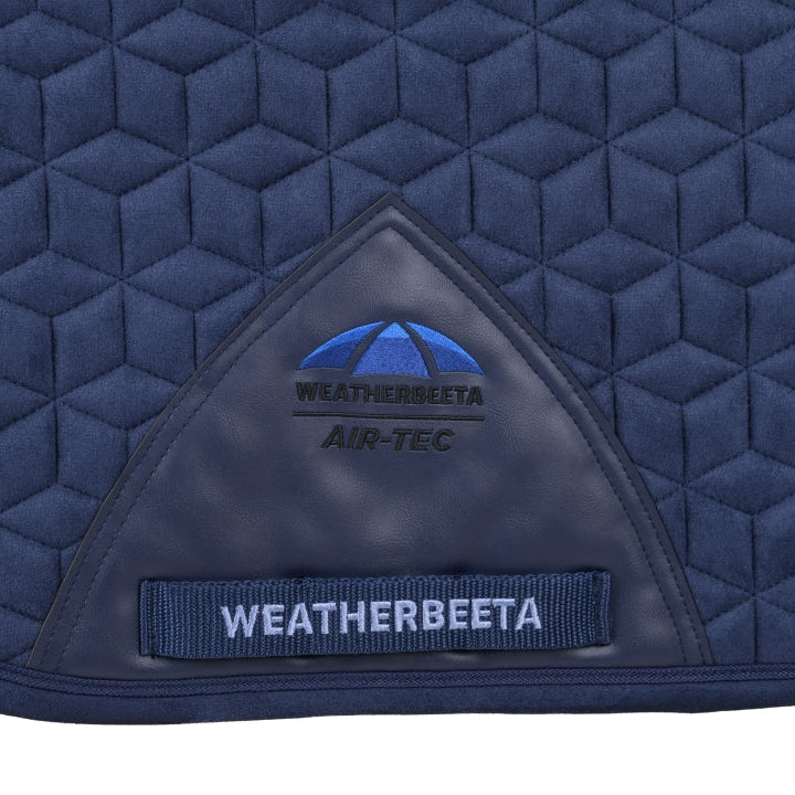 Weatherbeeta Suede Elite Air-Tec Dressage Saddle Pad #colour_navy
