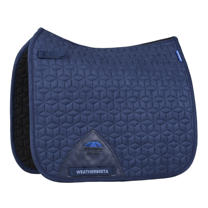 Weatherbeeta Suede Elite Air-Tec Dressage Saddle Pad #colour_navy