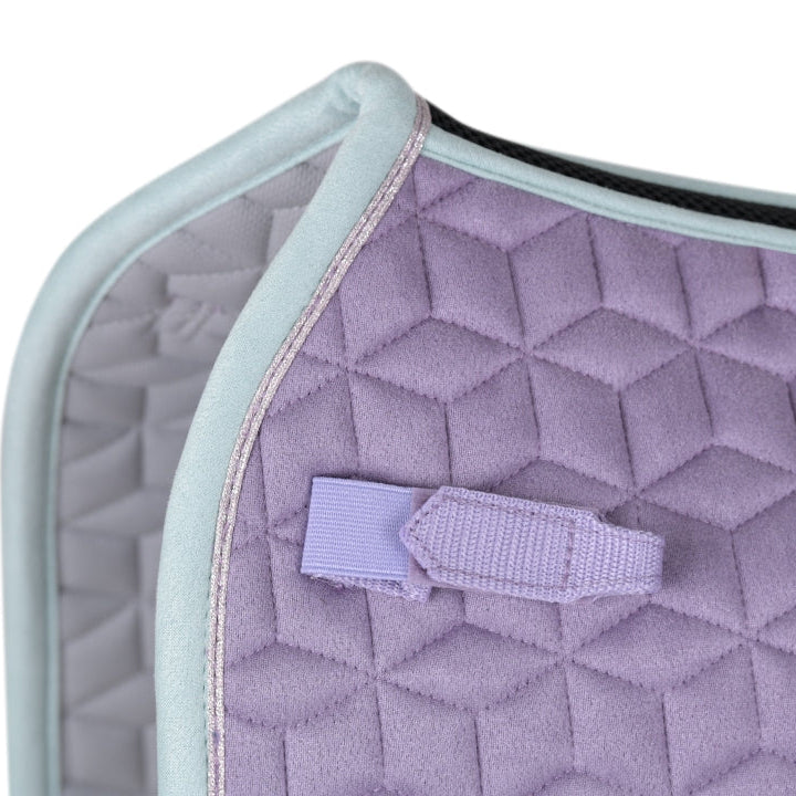 Weatherbeeta Suede Elite Air-Tec Dressage Saddle Pad #colour_soft-liliac