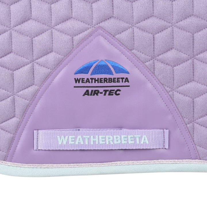 Weatherbeeta Suede Elite Air-Tec Dressage Saddle Pad #colour_soft-liliac