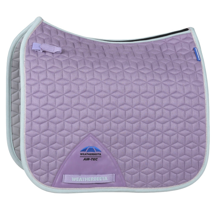 Weatherbeeta Suede Elite Air-Tec Dressage Saddle Pad #colour_soft-liliac