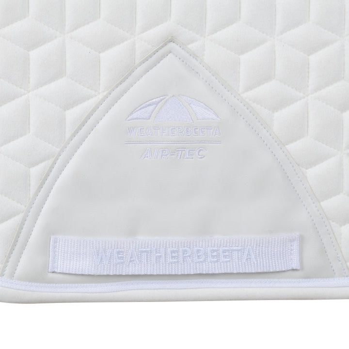 Weatherbeeta Suede Elite Air-Tec Dressage Saddle Pad #colour_white