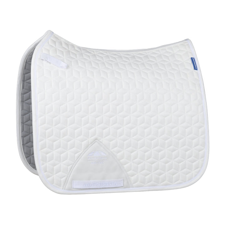 Weatherbeeta Suede Elite Air-Tec Dressage Saddle Pad #colour_white