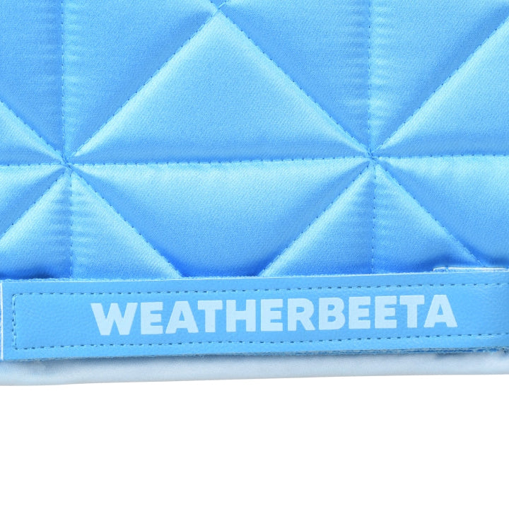 Weatherbeeta Satin Luxe Air-Tec Dressage Saddle Pad #colour_bright-blue