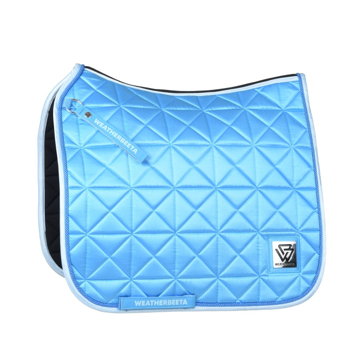 Weatherbeeta Satin Luxe Air-Tec Dressage Saddle Pad #colour_bright-blue