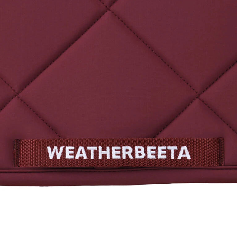 Weatherbeeta Softshell Pro 3D Air-Tec Dressage Saddle Pad #colour_burgundy