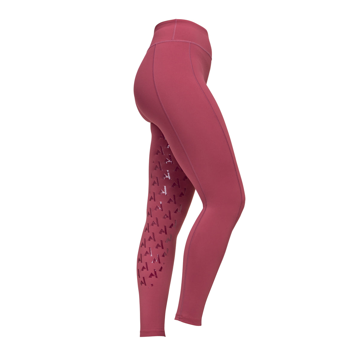 Shires Aubrion Ladies React Non-Stop Riding Tights #colour_mauve