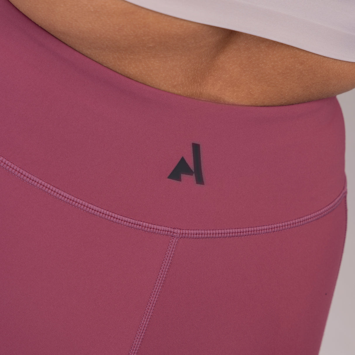 Shires Aubrion Ladies React Non-Stop Riding Tights #colour_mauve