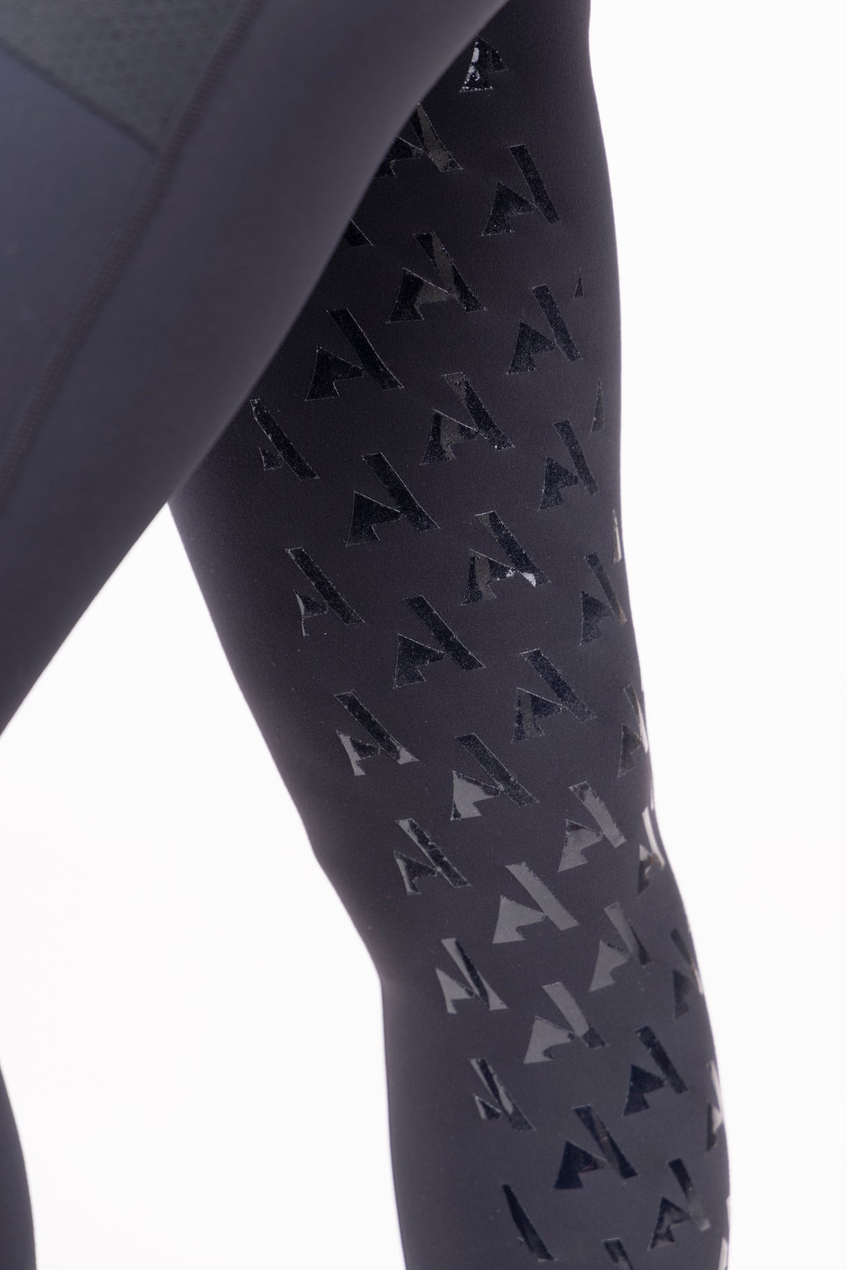 Shires Aubrion Ladies React Non-Stop Riding Tights #colour_shadow