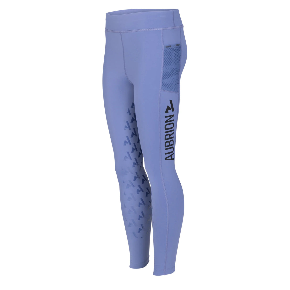Shires Aubrion Young Rider React Non-Stop Riding Tights #colour_sky