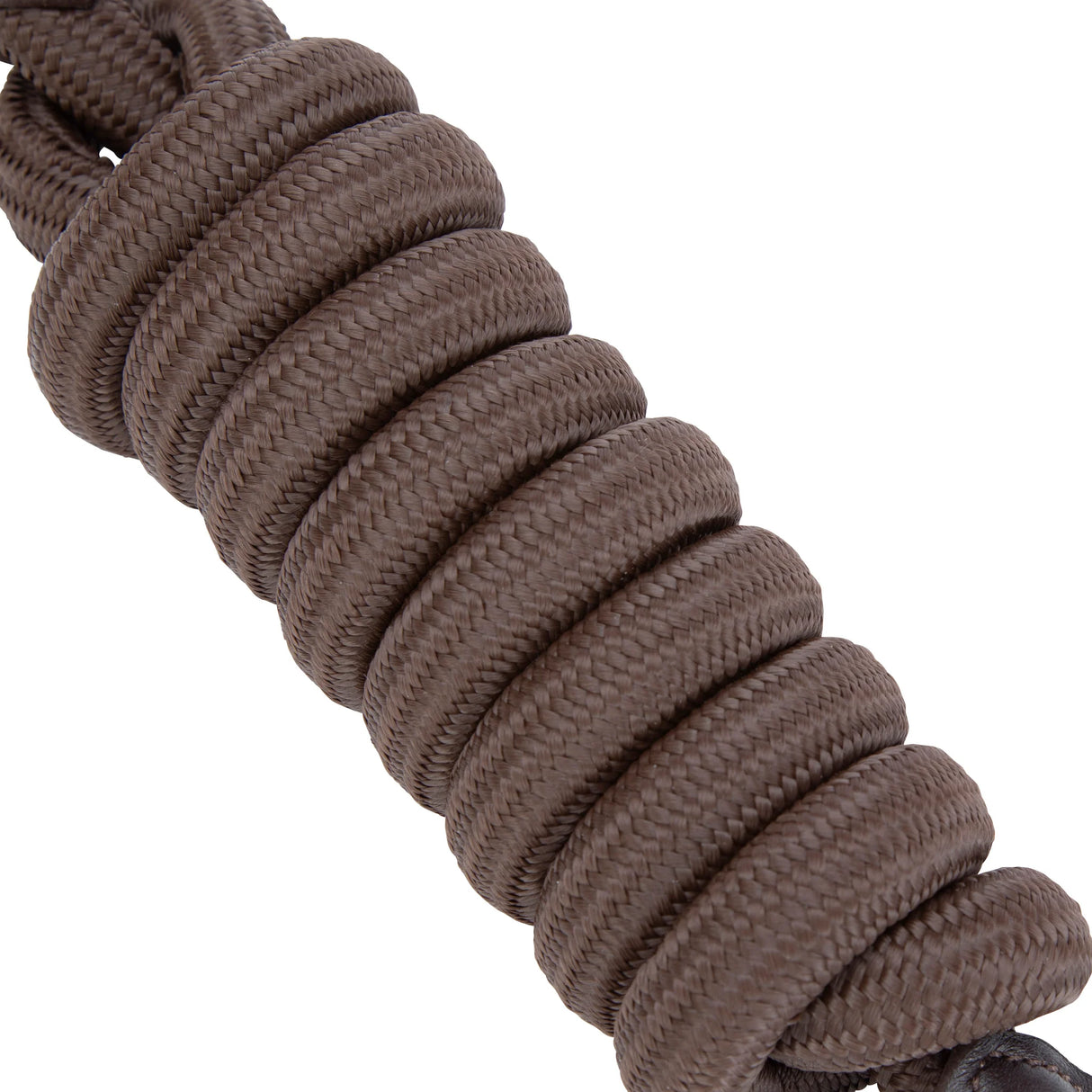 Shires Velociti Lusso Leather Lead Rope #colour_havana