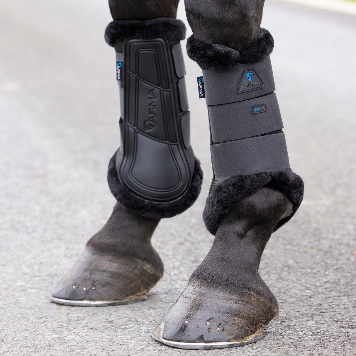 Shires ARMA NX-AIR Brushing Boots #colour_black