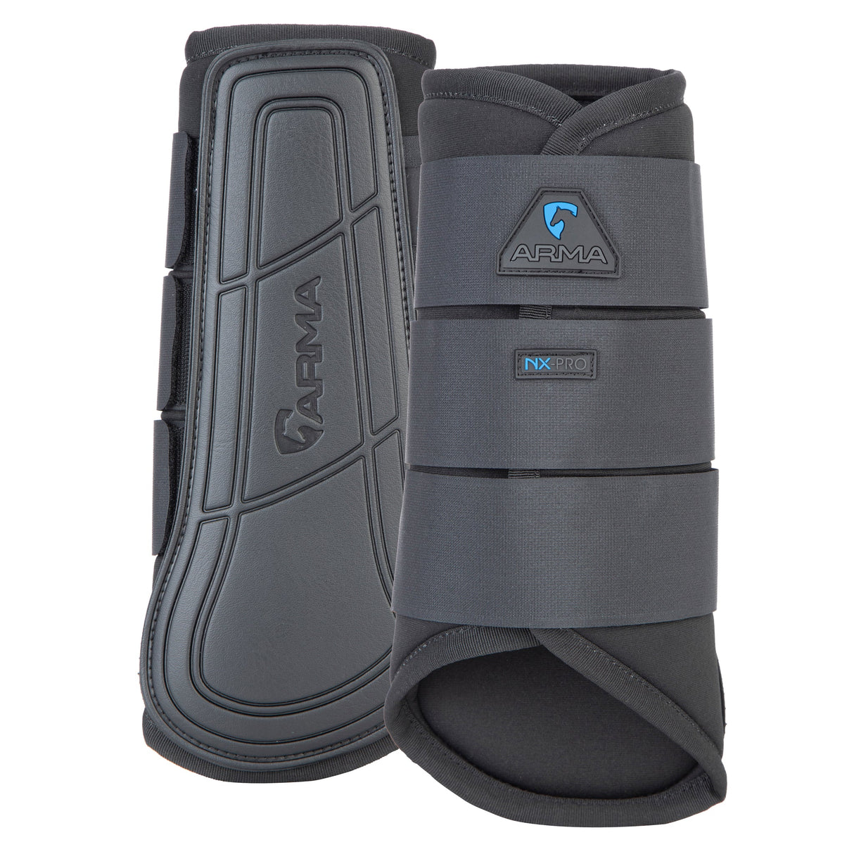 Shires ARMA Contour Pro Brushing Boots #colour_black