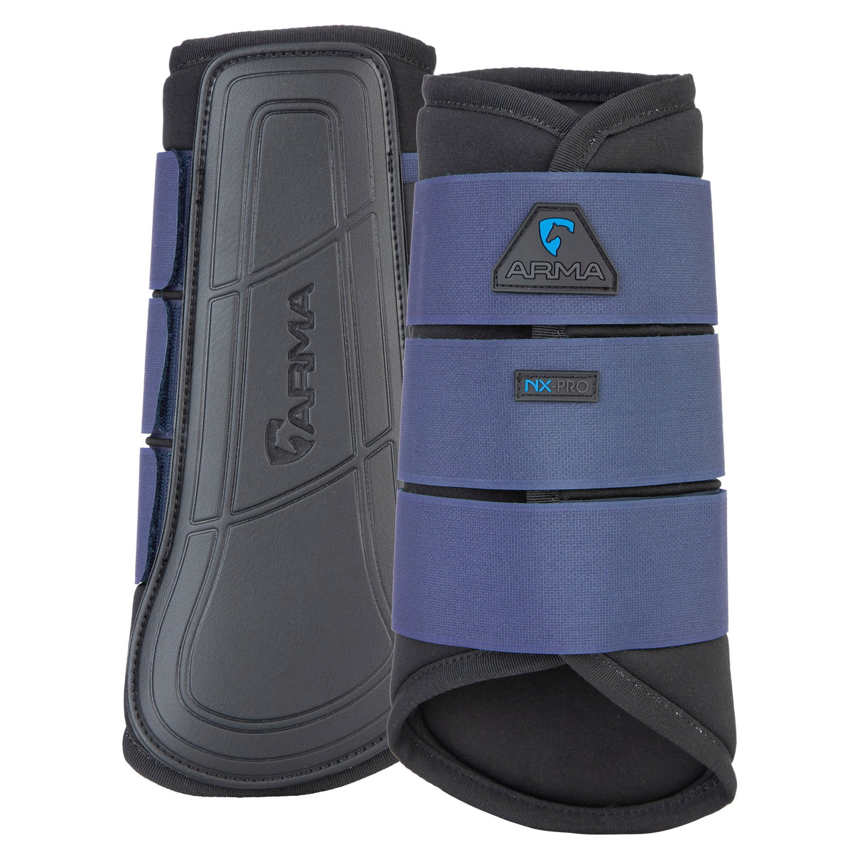 Shires ARMA Contour Pro Brushing Boots #colour_navy