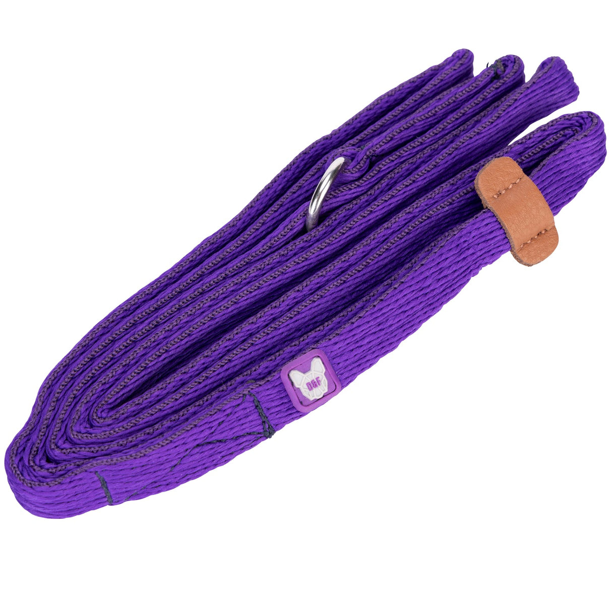 Shires Digby & Fox Cushion Web Slip Lead #colour_purple