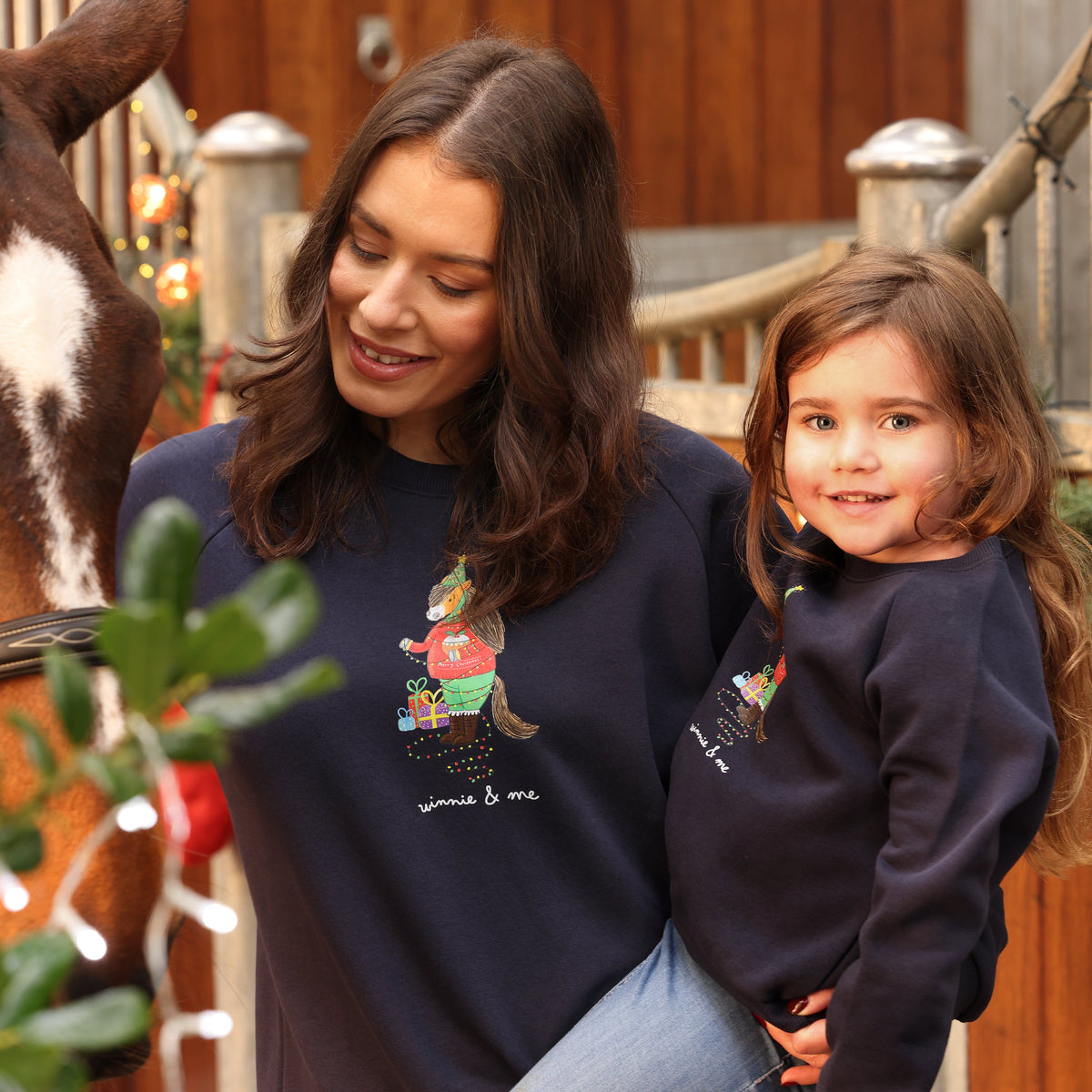 Shires Winnie & Me Adult Festive Sweatshirt