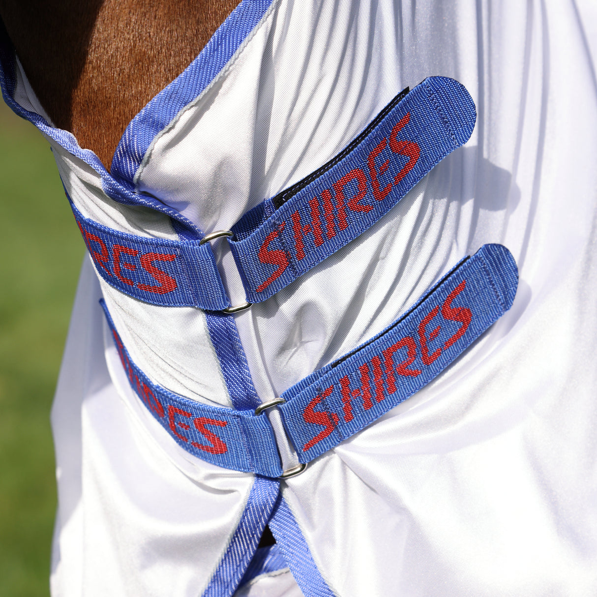 Shires Tempest Original Fly Rug & Neck Set #colour_white