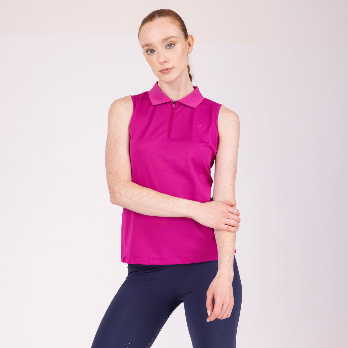 Shires Aubrion Ladies React Sleeveless Tech Polo