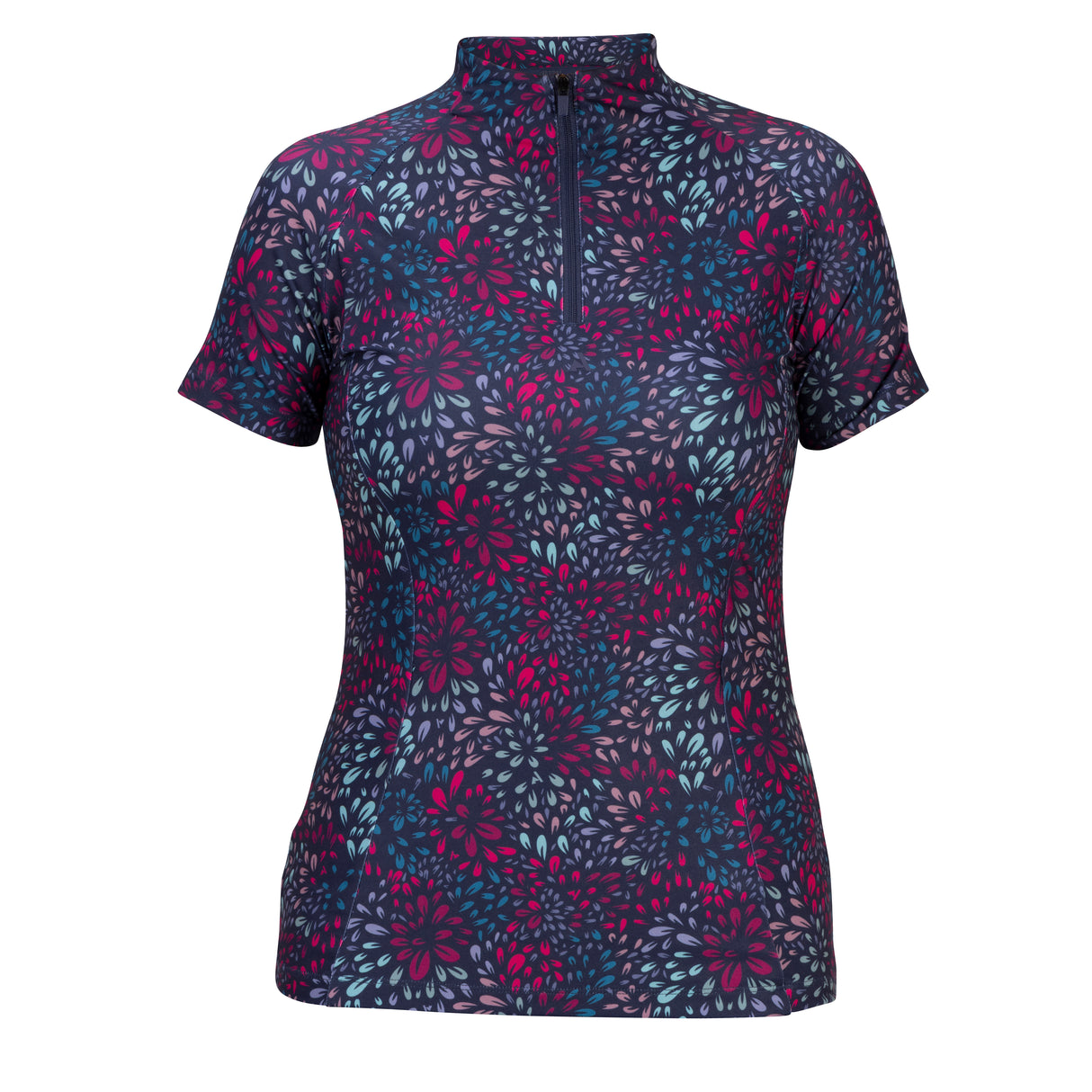 Shires Aubrion Ladies React Short Sleeve Base Layer #colour_petal