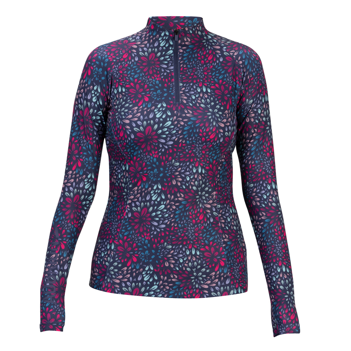 Shires Aubrion Ladies React Long Sleeve Base Layer #colour_petal