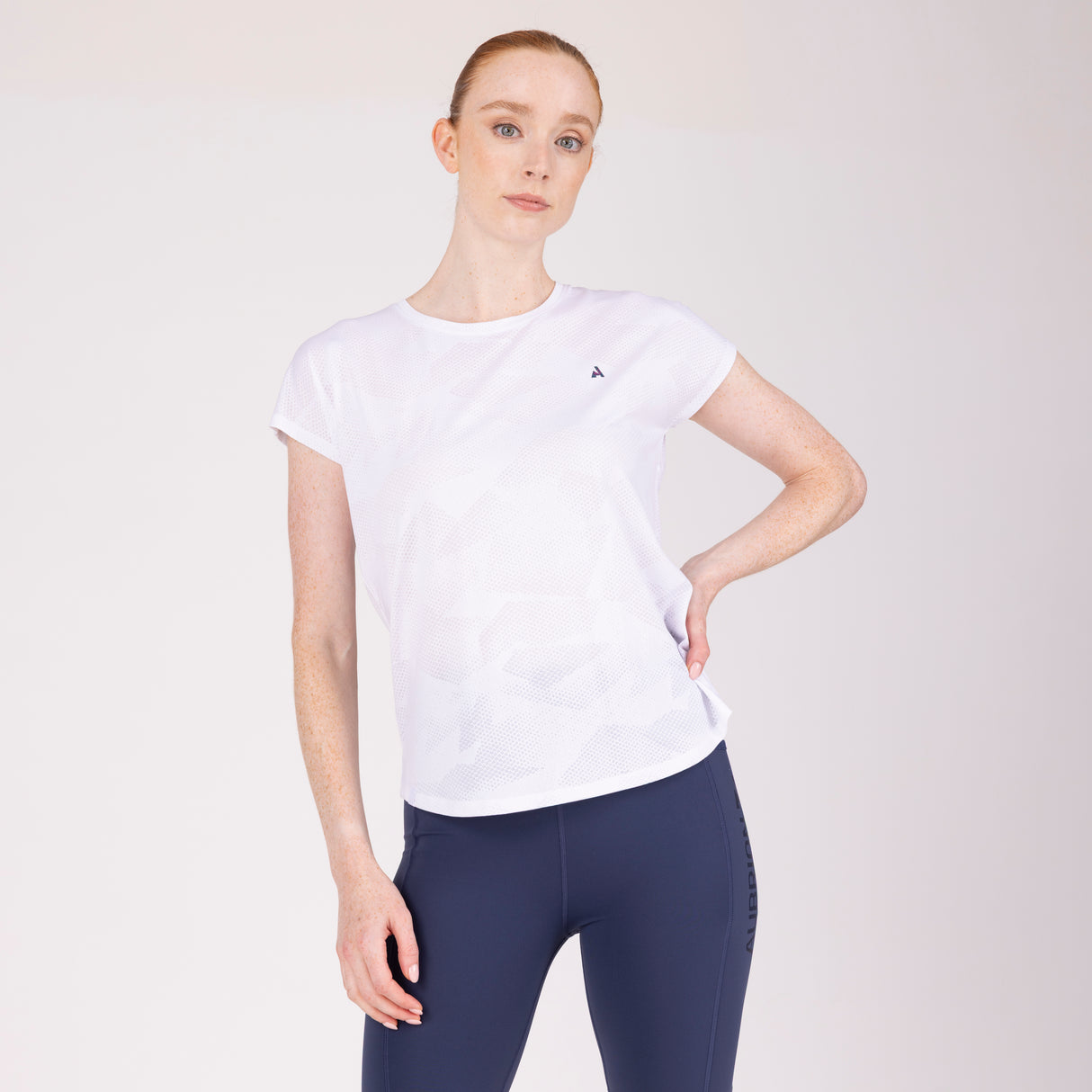 Shires Aubrion Ladies React Tech T-Shirt #colour_white