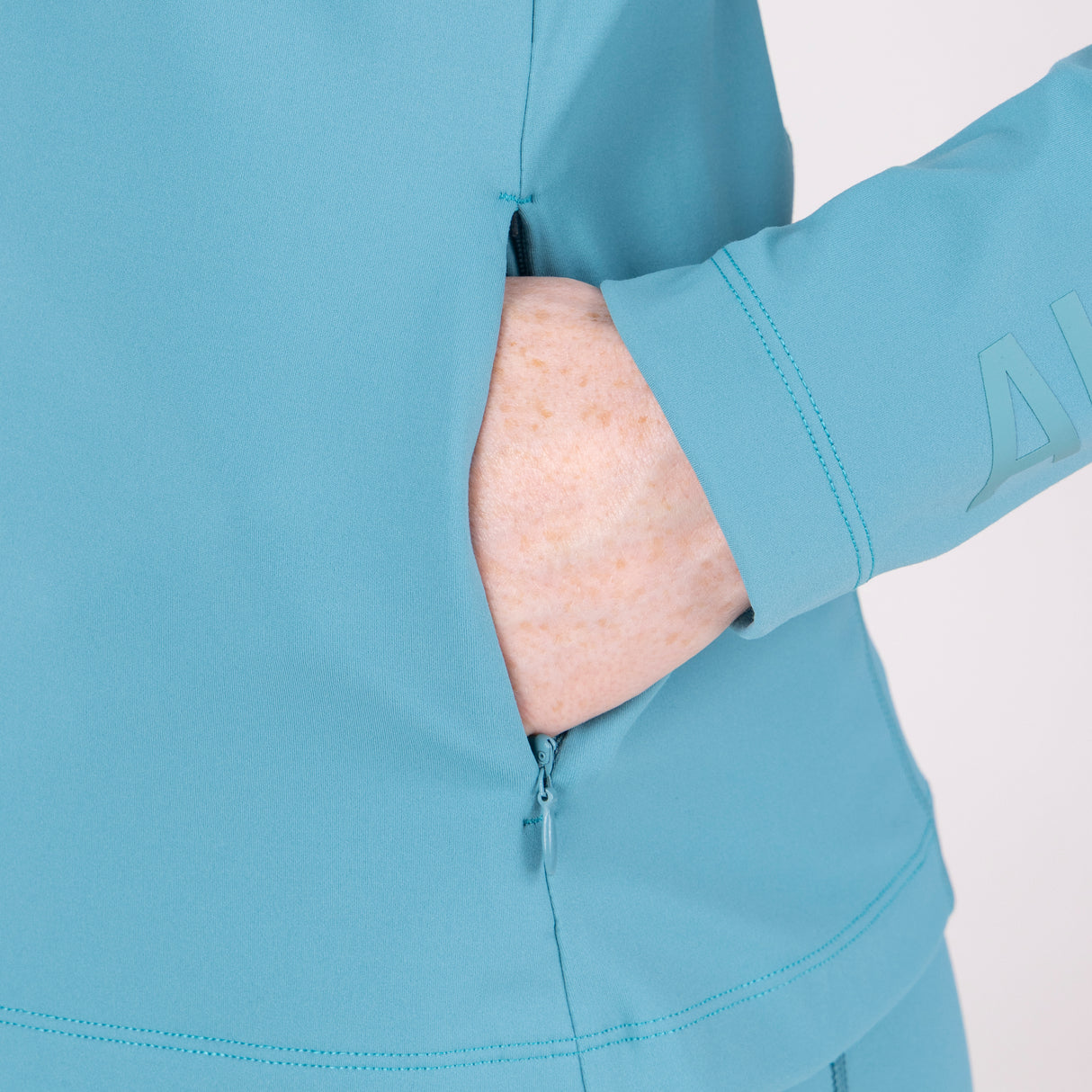 Shires Aubrion Ladies React Non-Stop Mid Layer #colour_haze