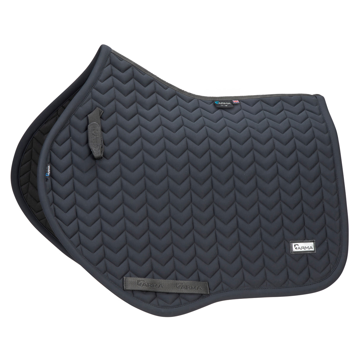 Shires ARMA Elegance 3.0 Jump Saddlecloth #colour_black