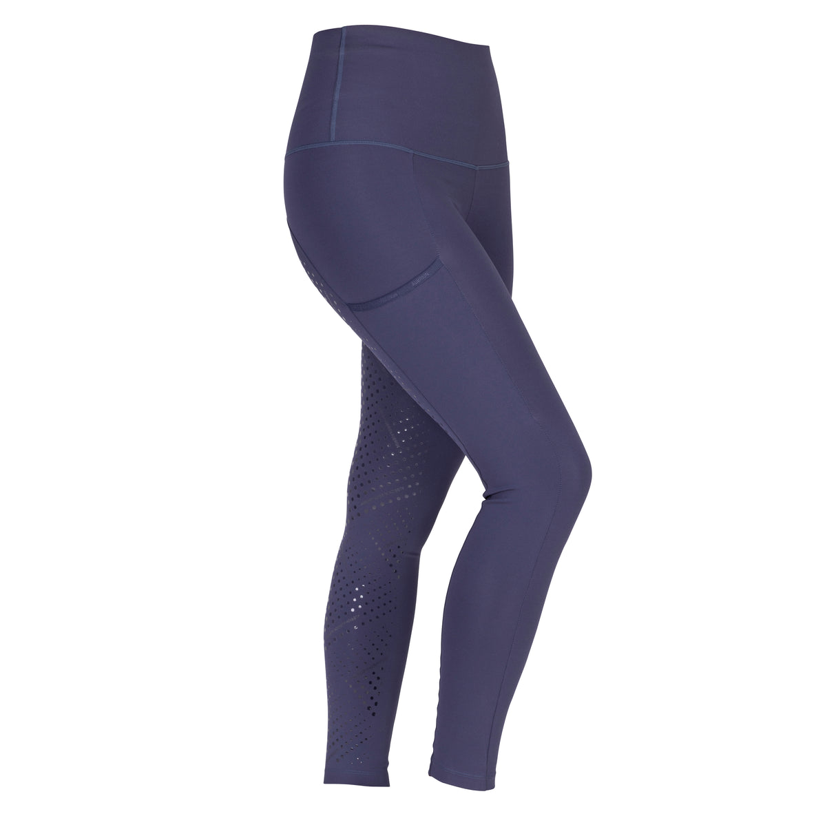 Shires Aubrion Ladies React Sculpt Riding Tights #colour_midnight