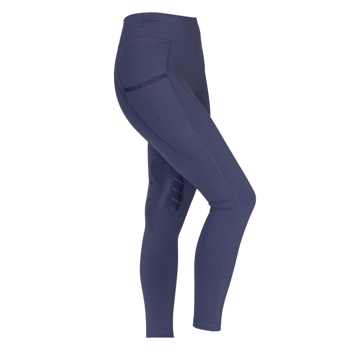 Shires Aubrion Ladies React Rythm Riding Tights #colour_midnight